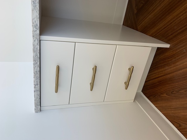 AWK Corporation medical examination room with new cabinetry and equipment